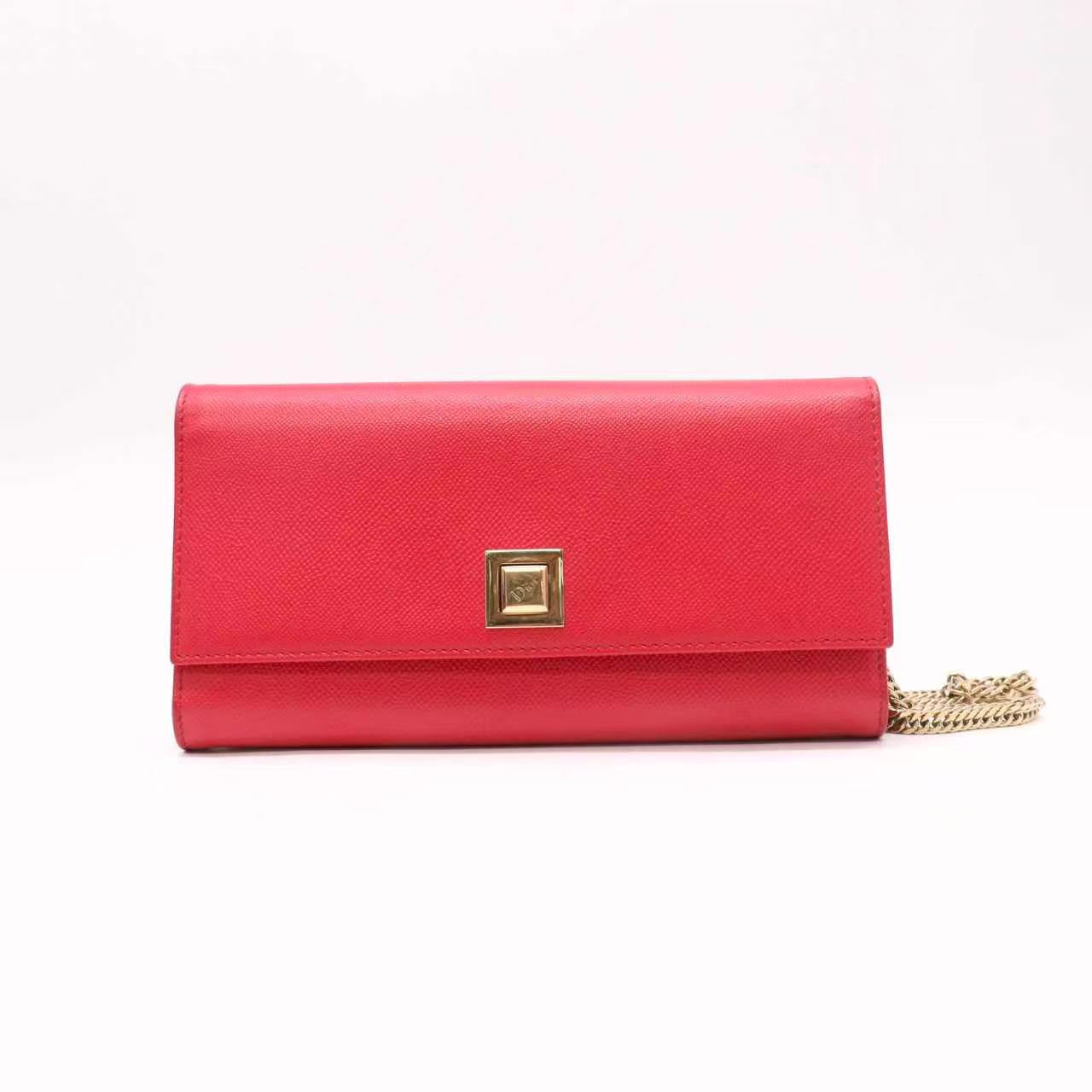 Turn Me Dior Croisiere Chain Wallet on Chain Calfskin Twins LDJ5361