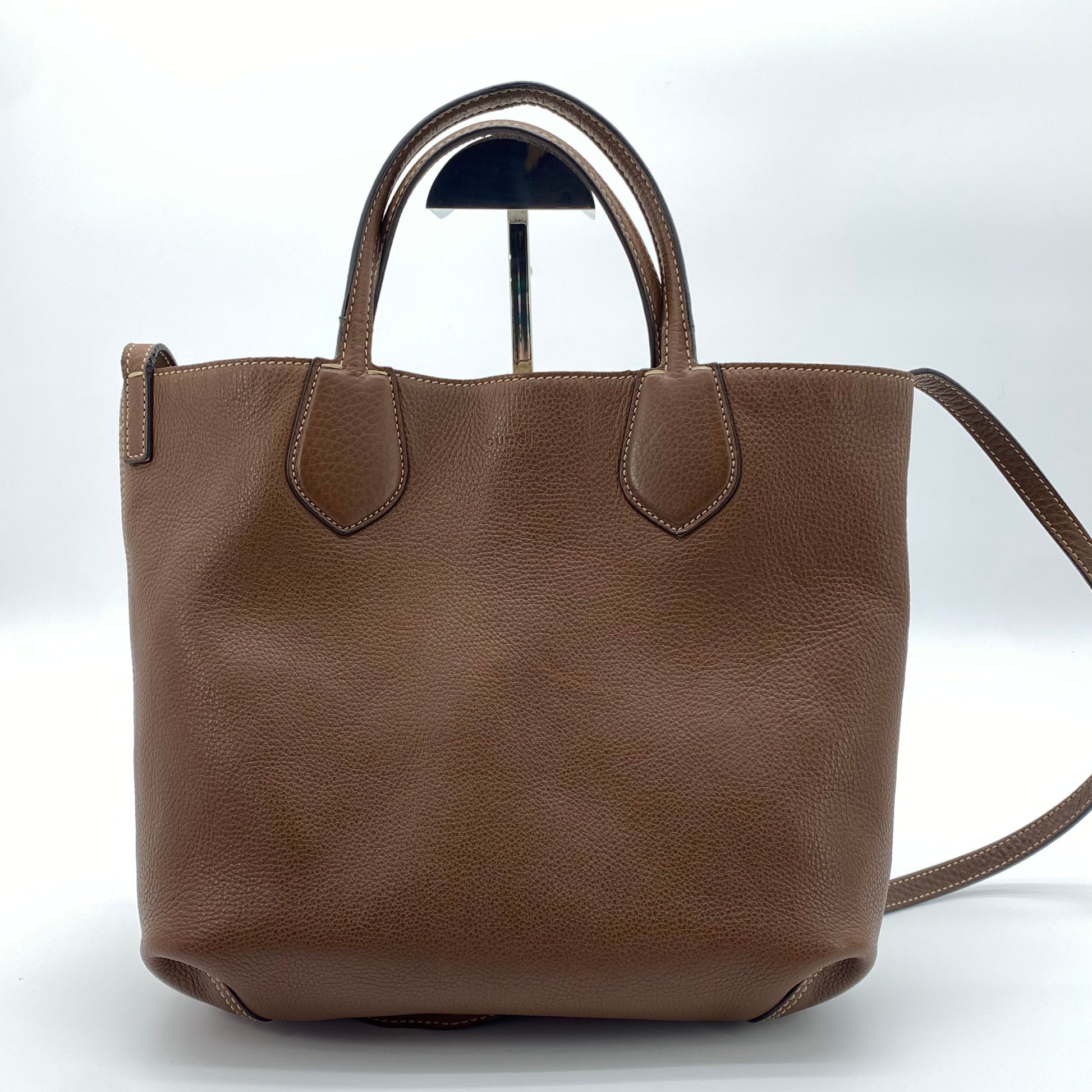 Ramble Reversible Tote GG Canvas and Leather Medium