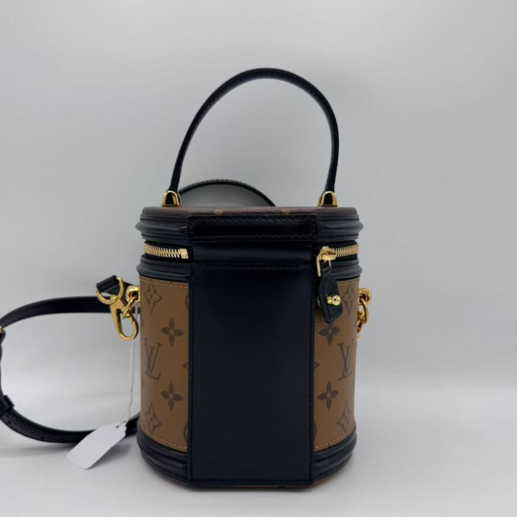 Cannes Handbag Reverse Monogram Canvas gisel