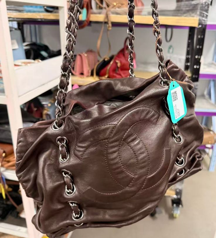 Chanel Timeless Sharpei Medium Tote Bag Twins B24326