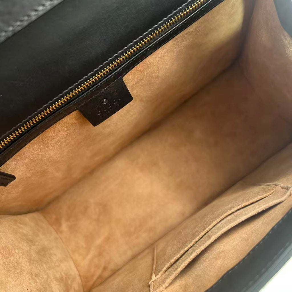 Sylvie Top Handle Bag Leather Medium twins