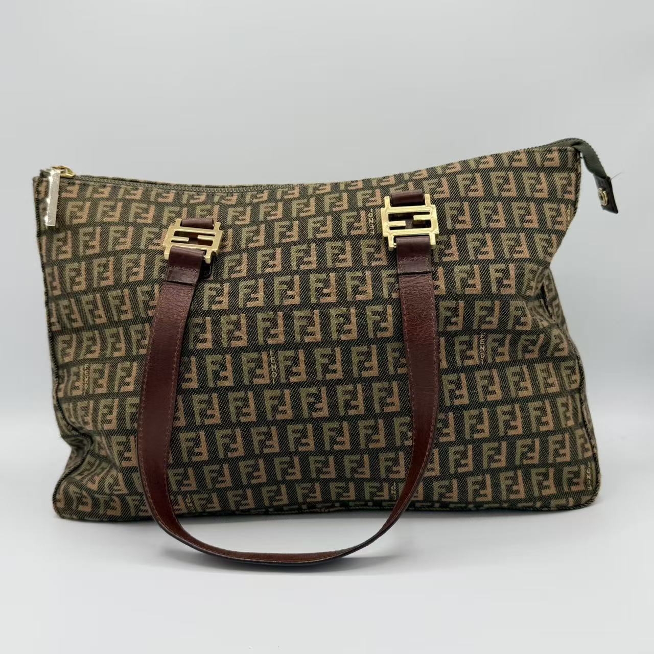 Brown Zucchino Canvas Shopping Tote