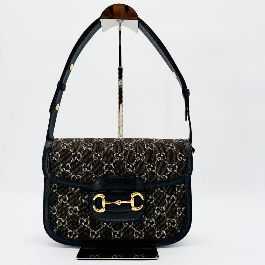 Horsebit 1955 Shoulder Bag GG Denim