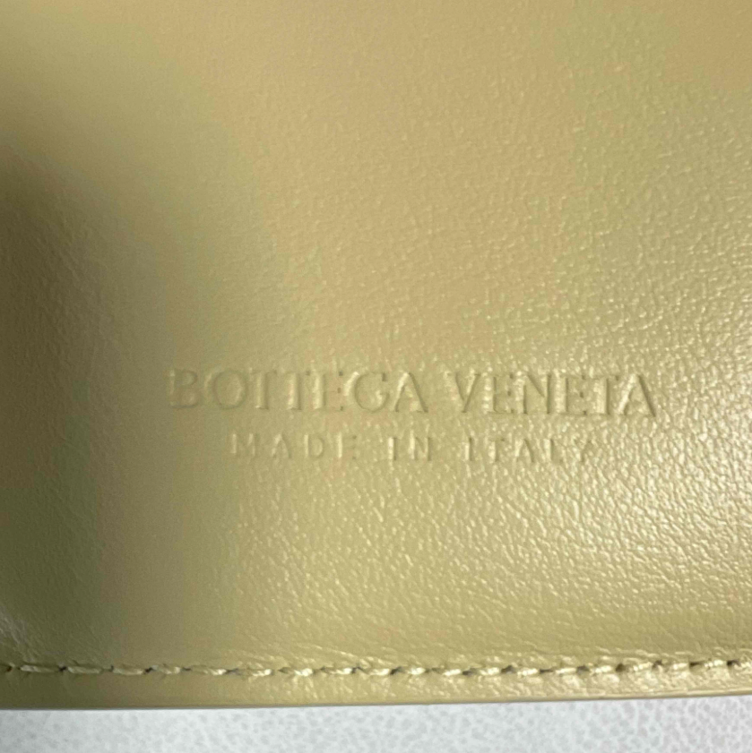 Bottega Veneta Cassette Tri-Fold Zip Wallet W23443