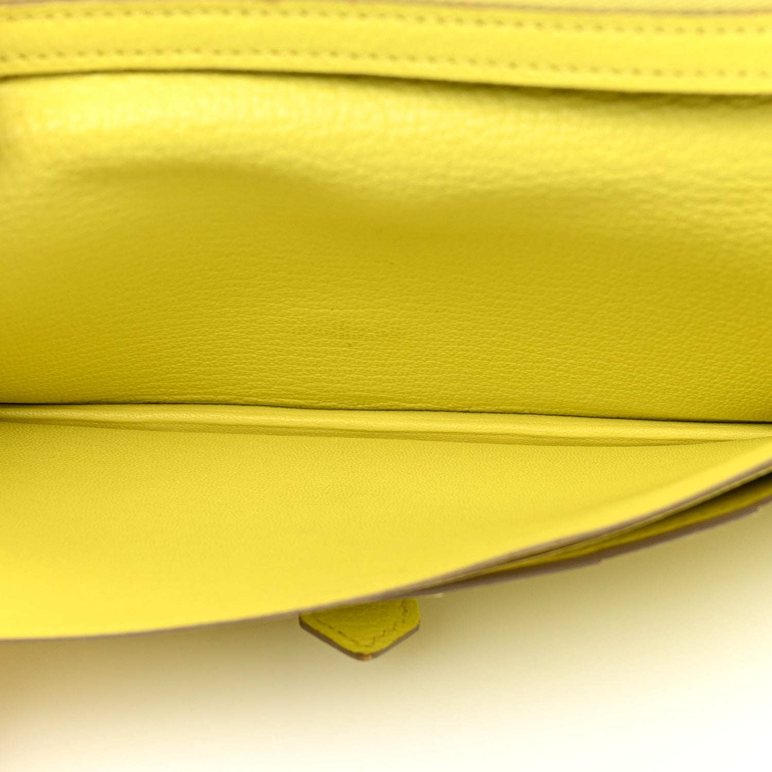 Chevre Mysore Bearn Gusset Wallet Lime - twins