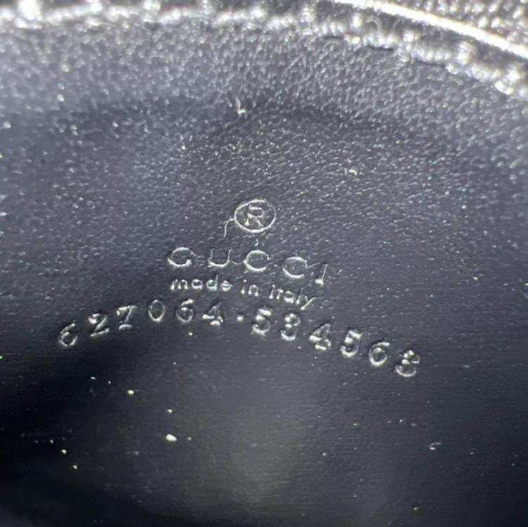 Gucci Double G Logo Leather Card Holder W23123
