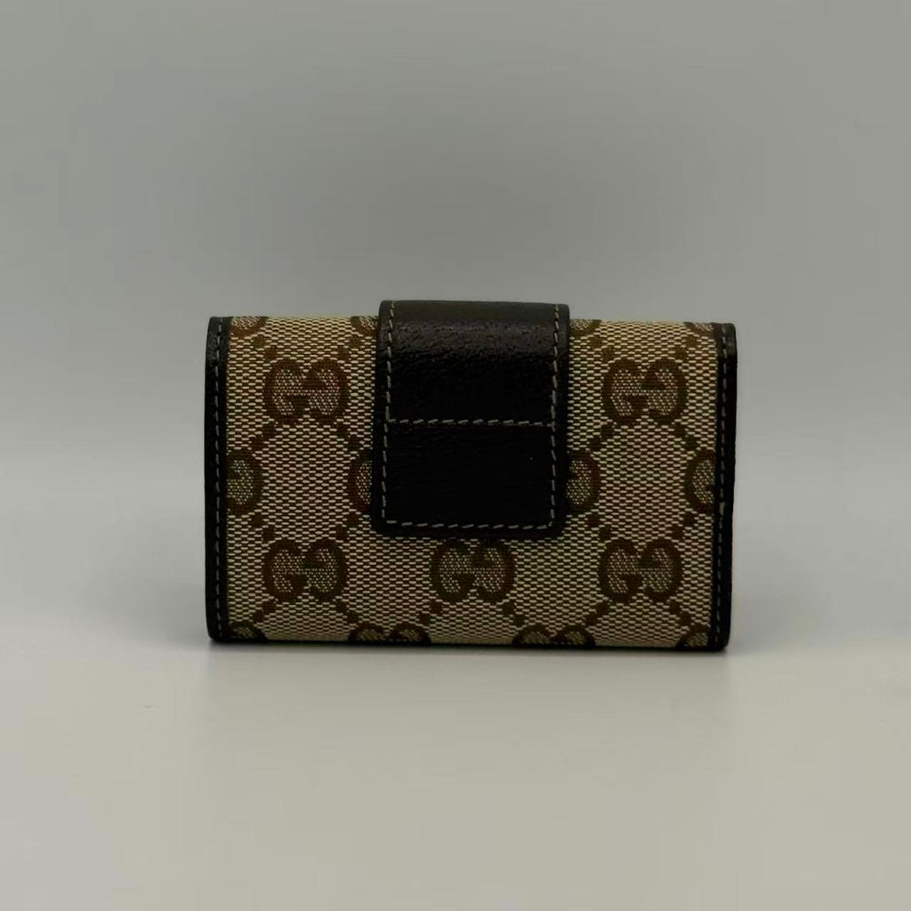 Horsebit Guccissima Canvas 6 Key Holder