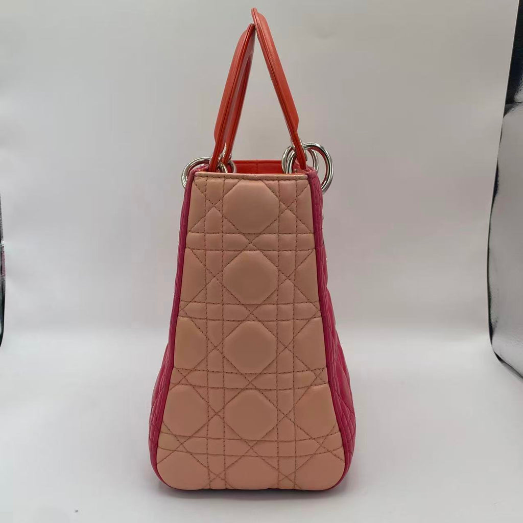 Tri-Color Medium Lady Dior