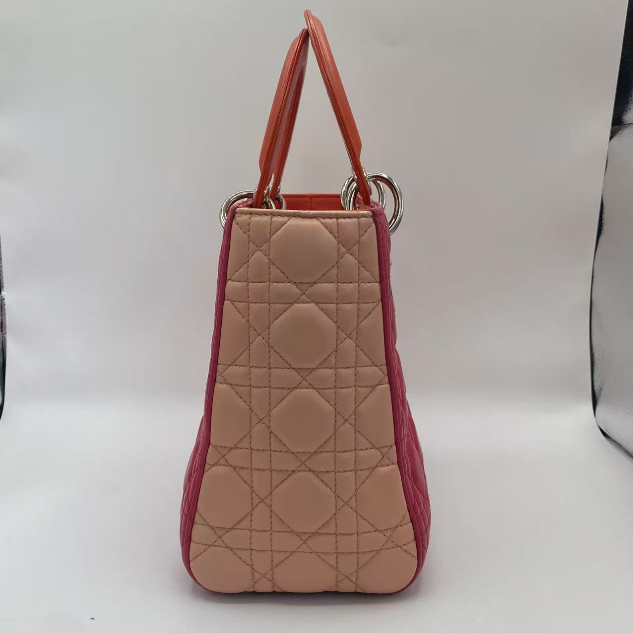 Tri-Color Medium Lady Dior