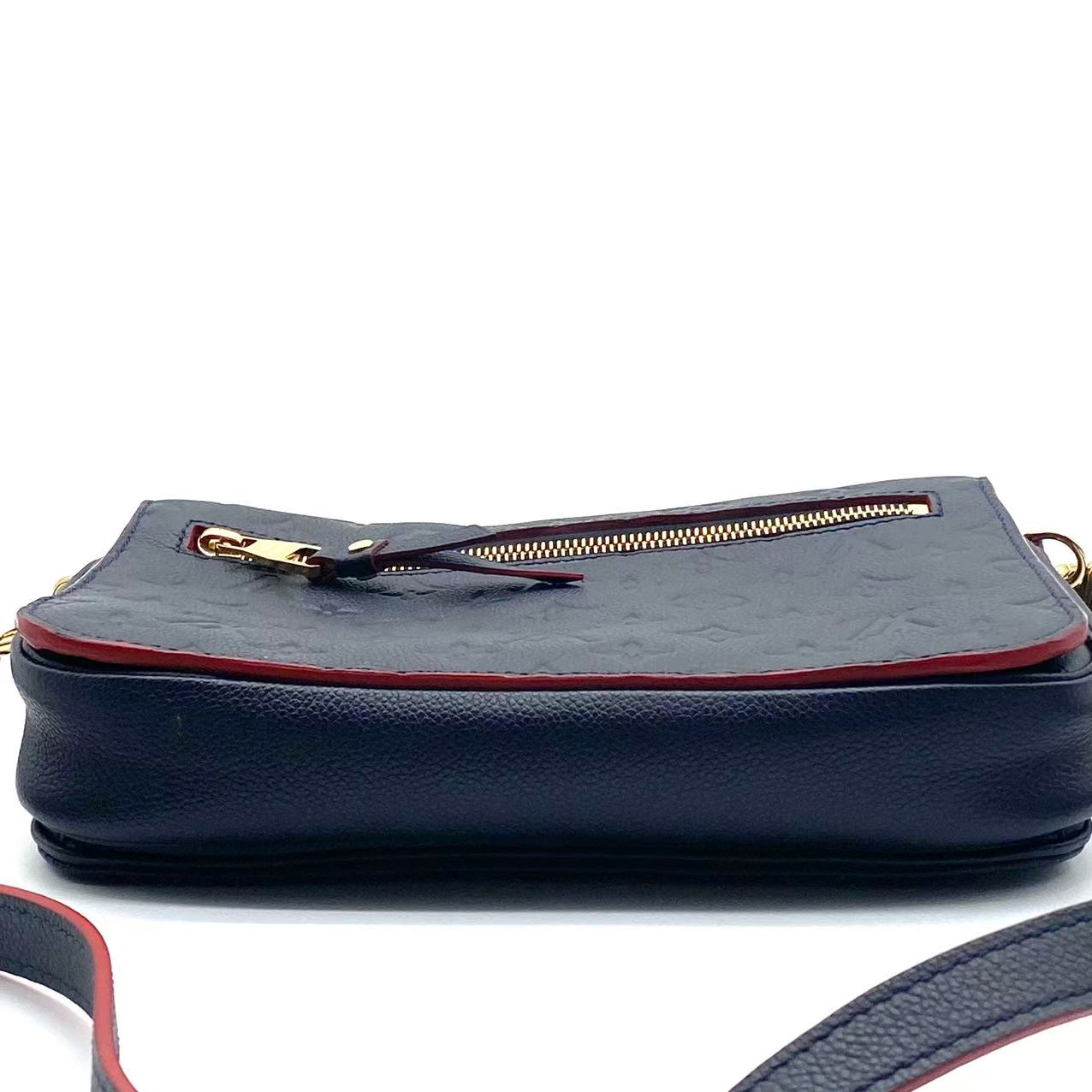 Empreinte Pochette Metis Marine Rouge