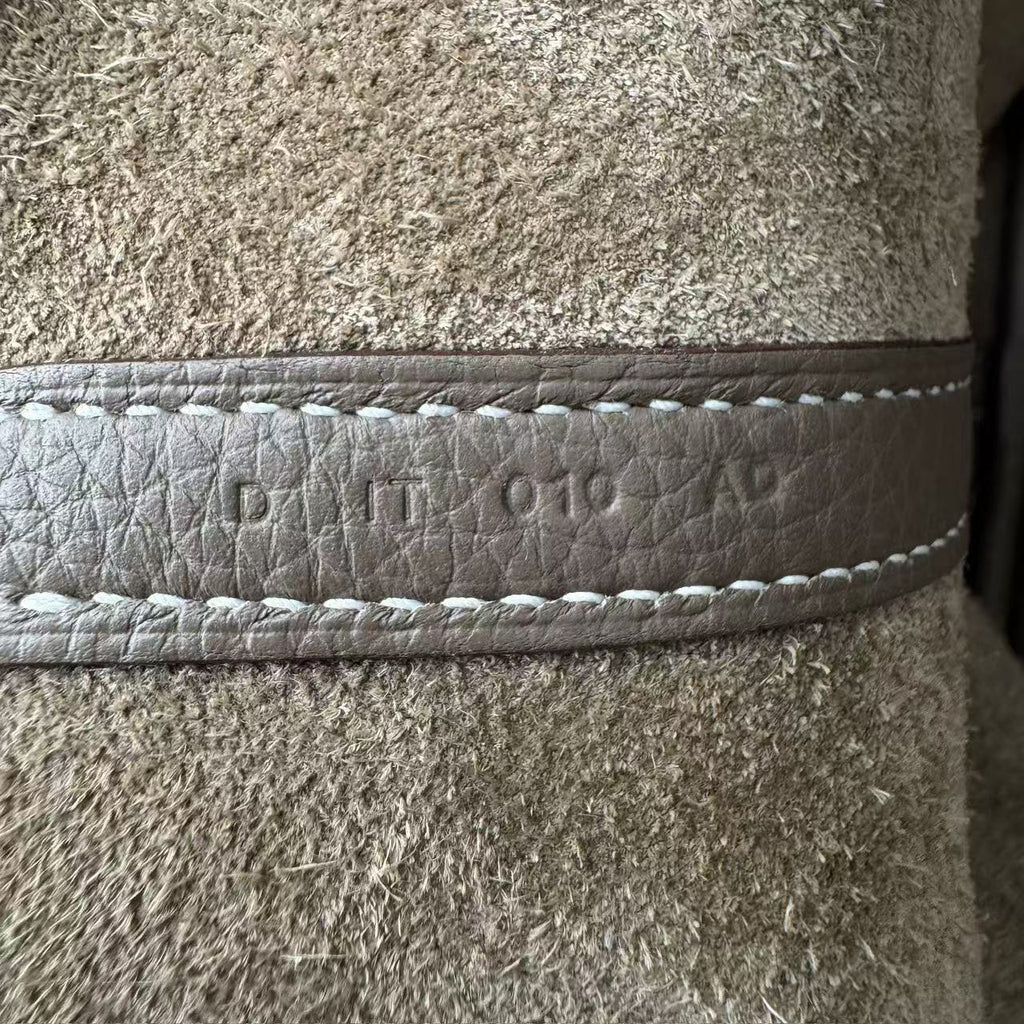 Taurillon Clemence Picotin Lock 22 MM Etoupe Stamp D