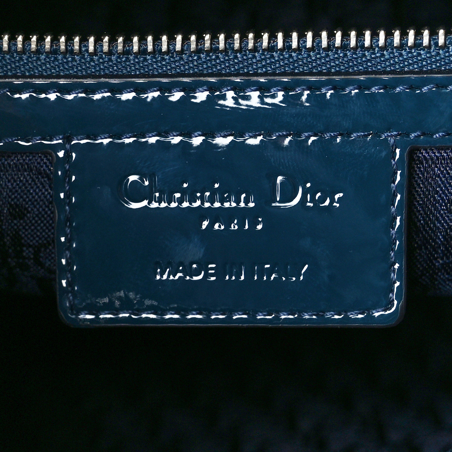 Cannage Quilted Patent Calfskin Large Lady Dior Bag twins