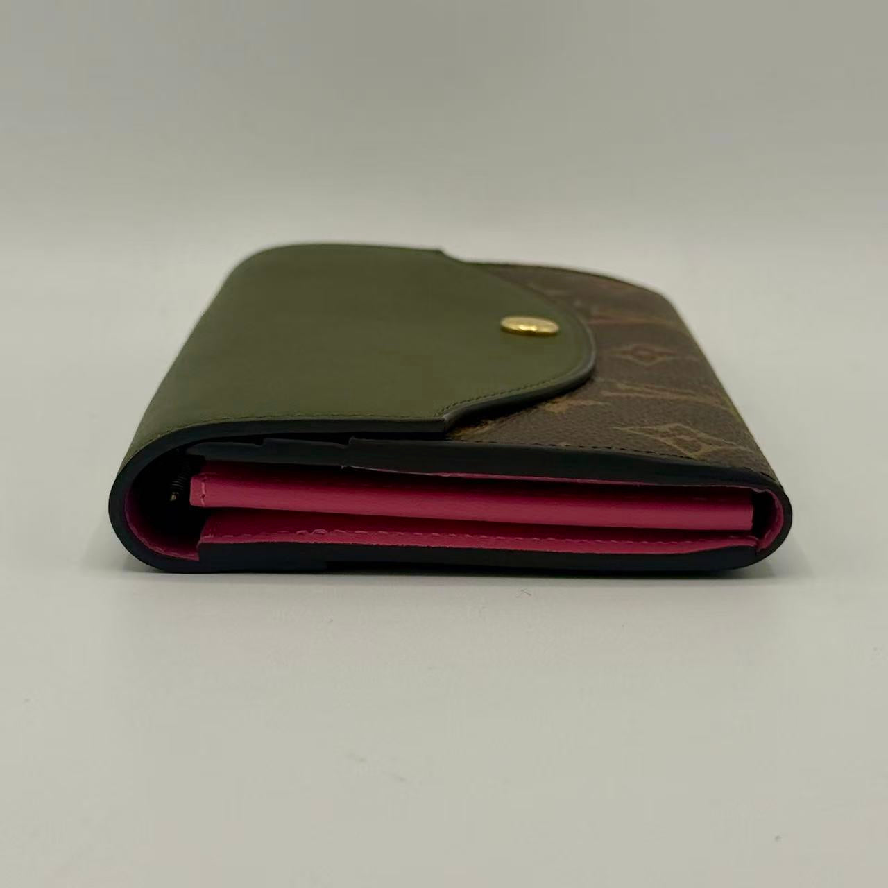 Sarah Tuileries Wallet Monogram Canvas and Leather