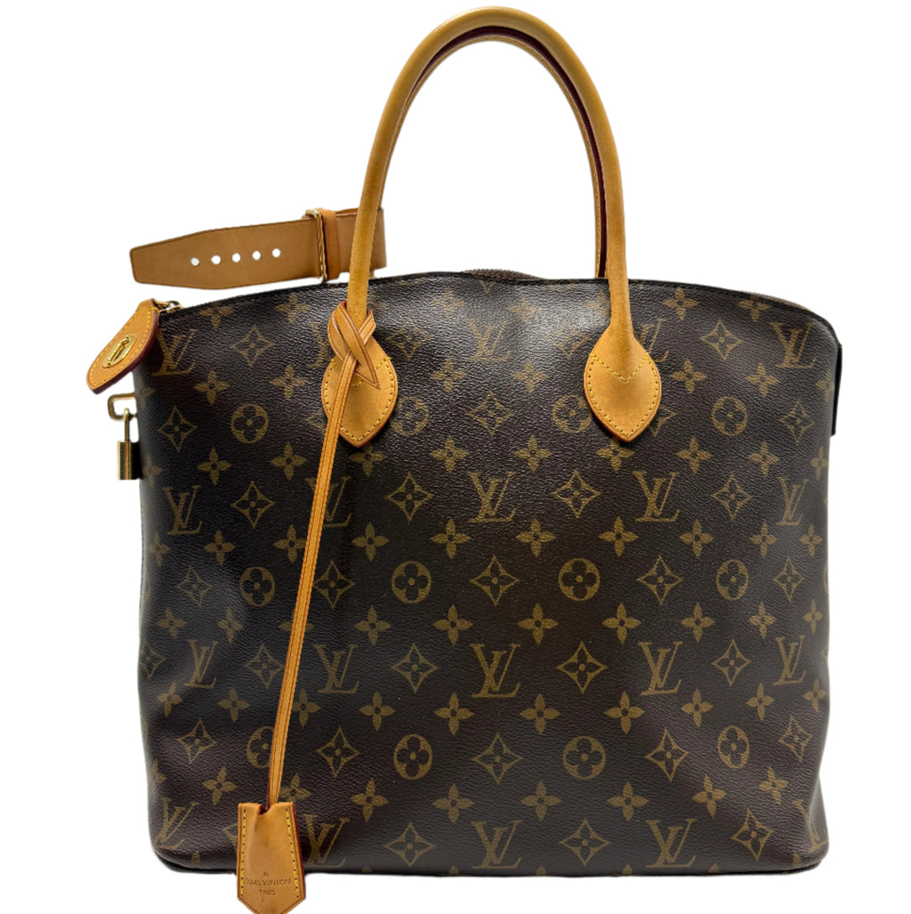 Lockit NM Handbag Monogram Canvas MM Twins