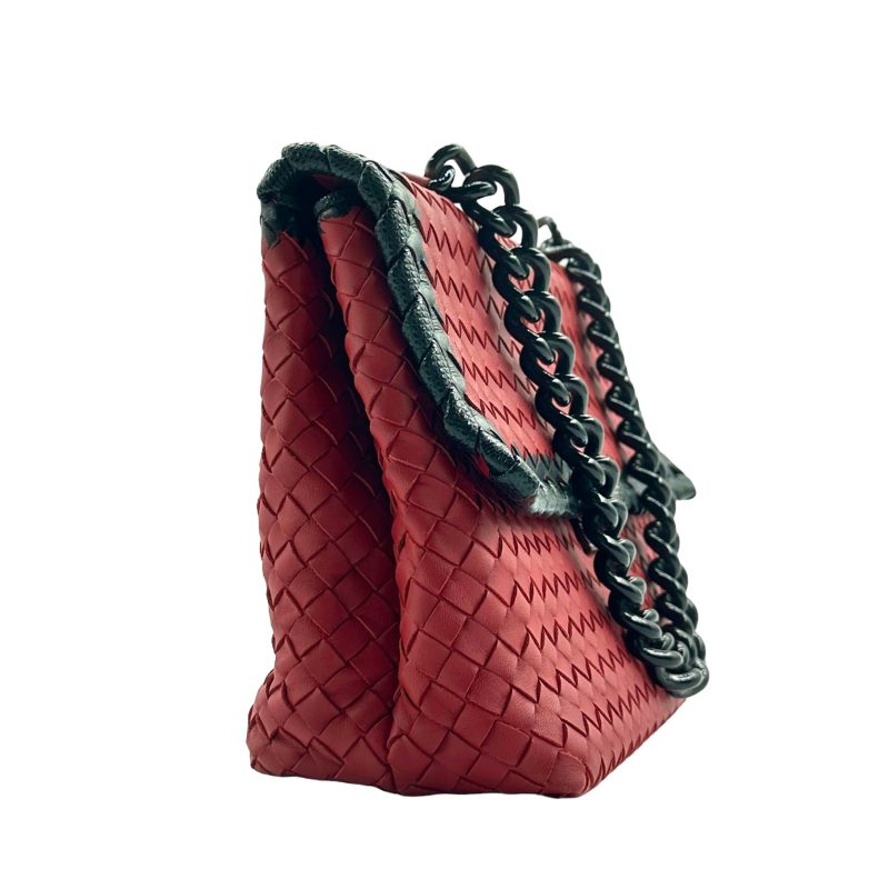 Intrecciato Olympia Chain Shoulder Bag Twins