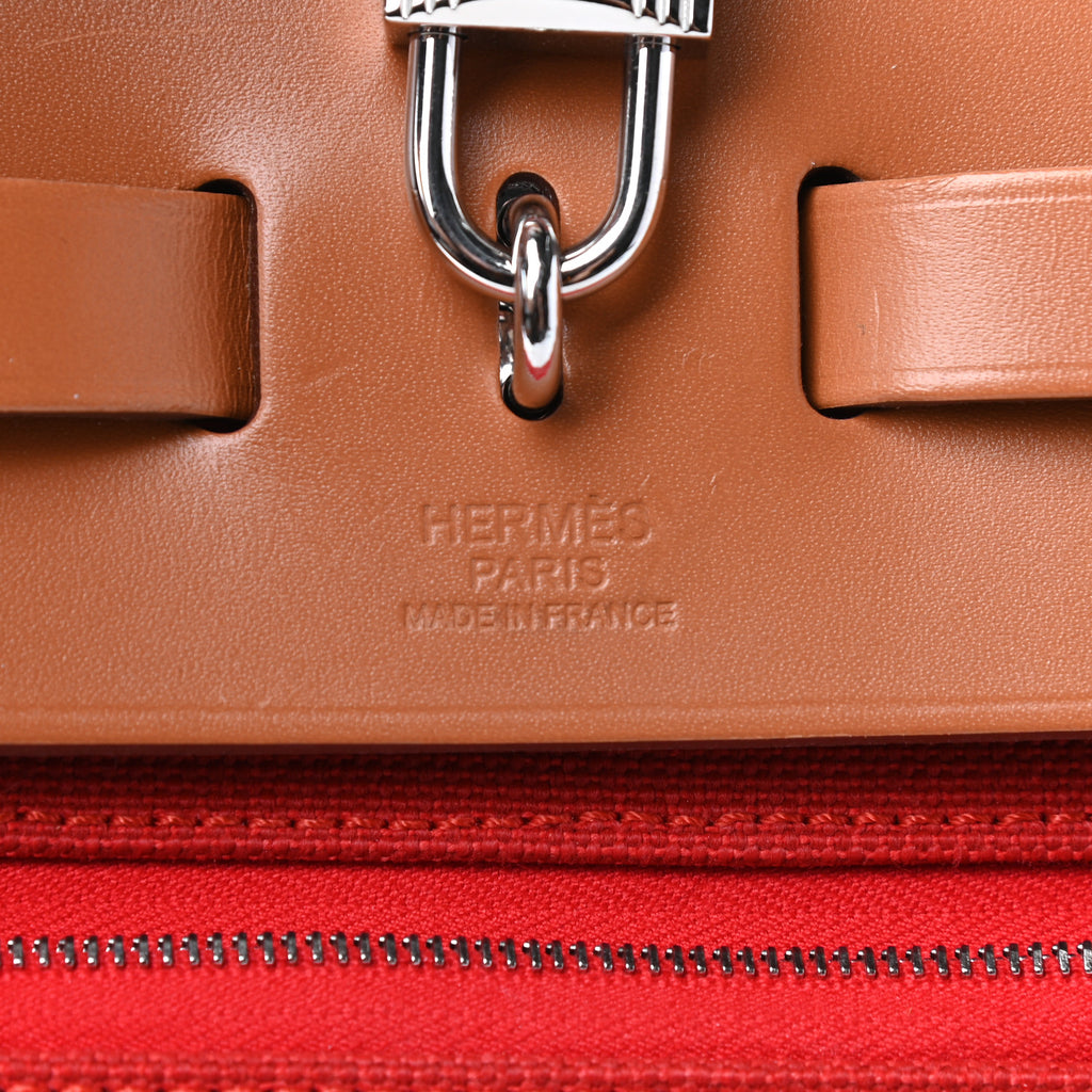 Herbag Zip Leather and Toile 39 Twins