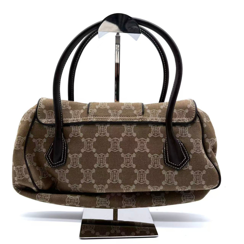 Beige Canvas Tote Bag