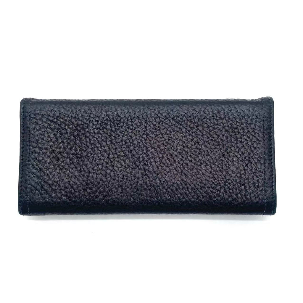 Vitello Daino Leather Continental Wallet