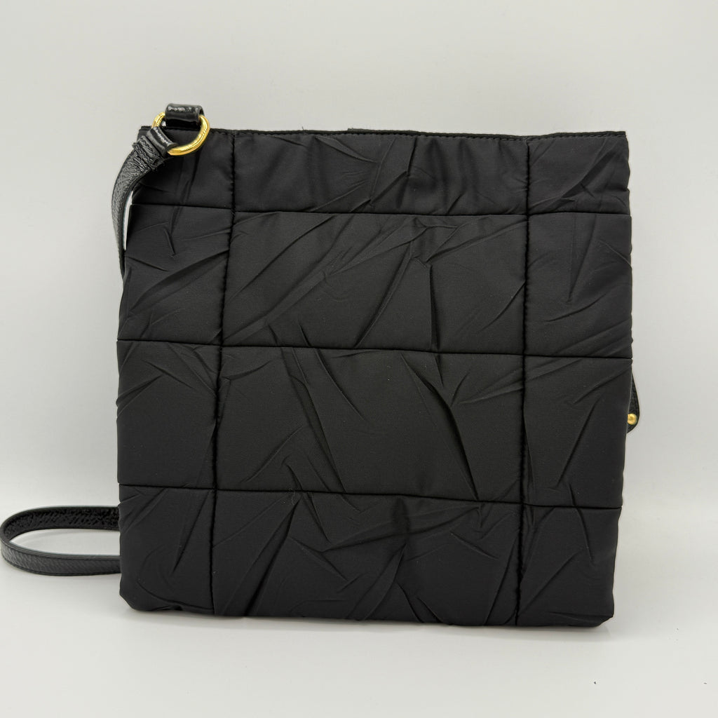 Naplak-Trimmed Tessuto Crossbody
