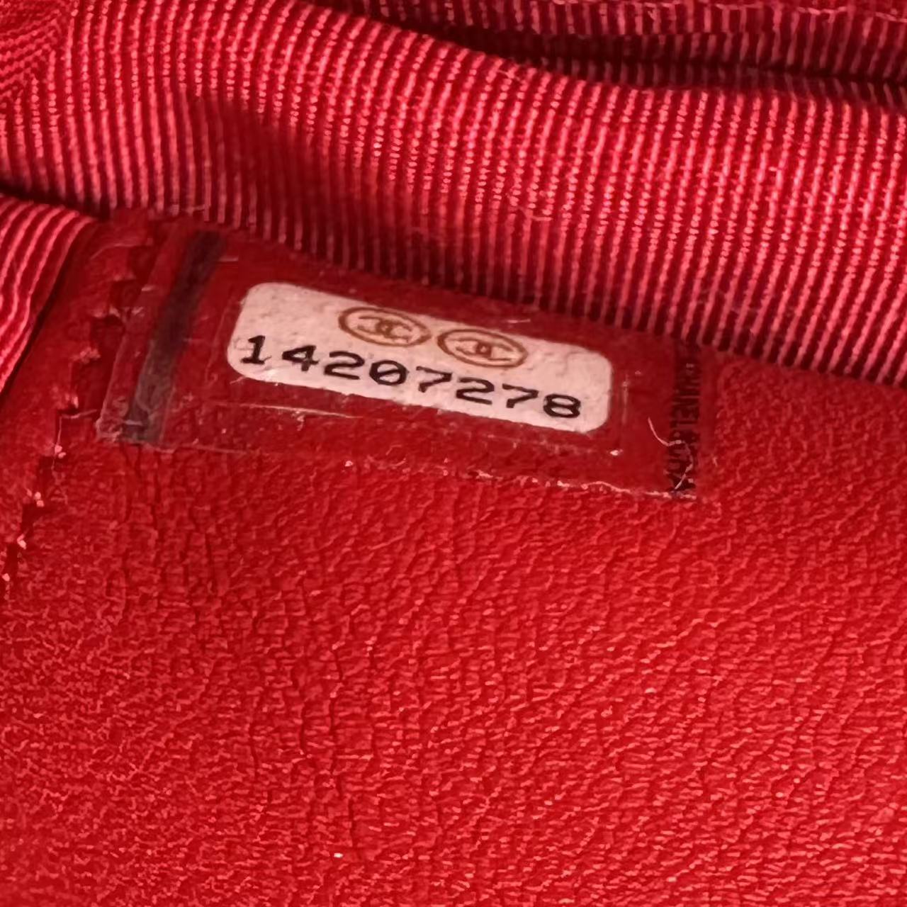 Red Quilted Patent Leather Classic WOC Clutch Bag twins