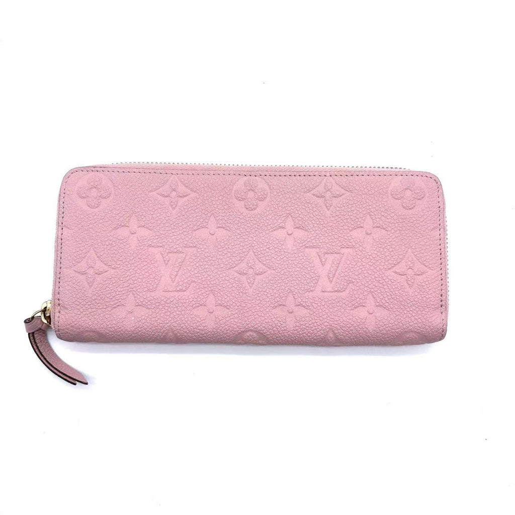 Monogram Clemence Wallet Pink
