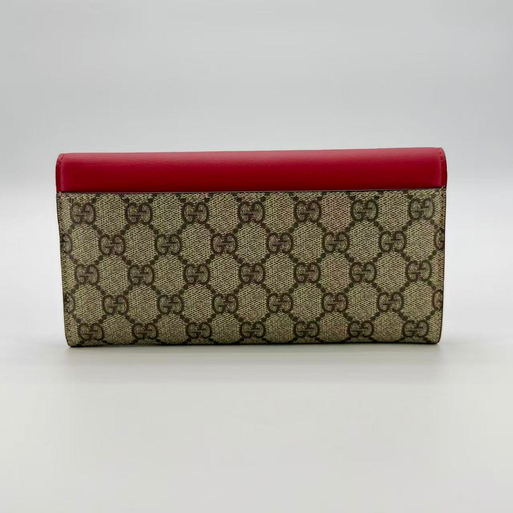 GG 2 in 1 Continental Wallet Leather Long