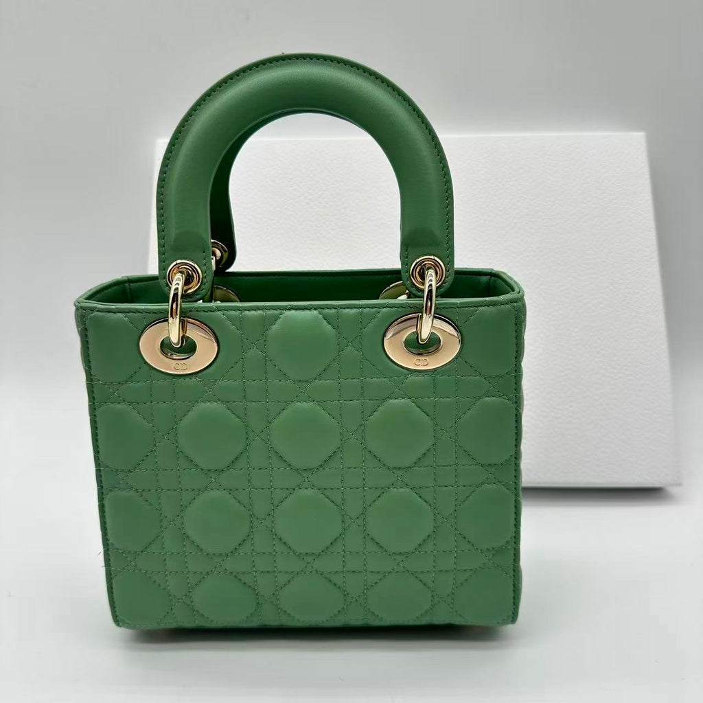 Lady Dior Bag Cannage Quilt Lambskin Medium