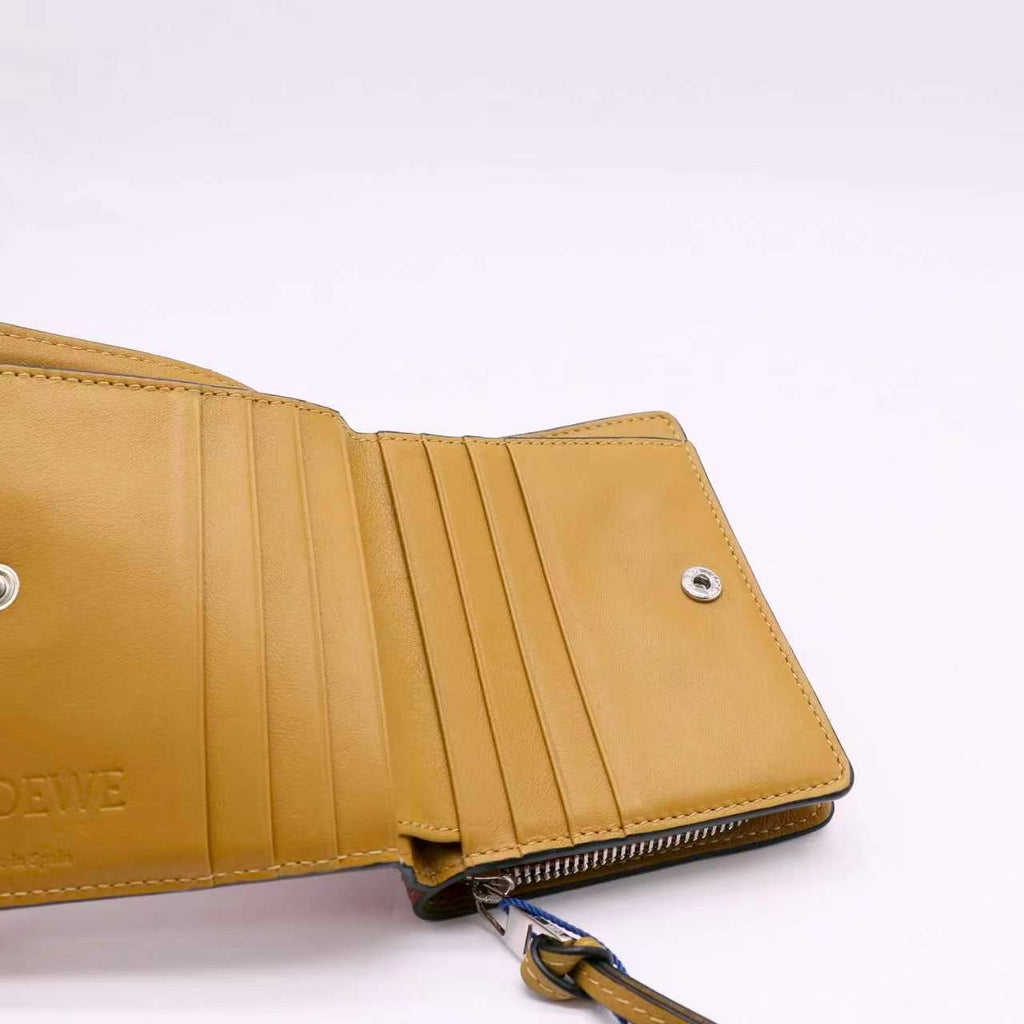 Loewe Soft Grained Calfskin Anagram Card Holder twins LDJ5419