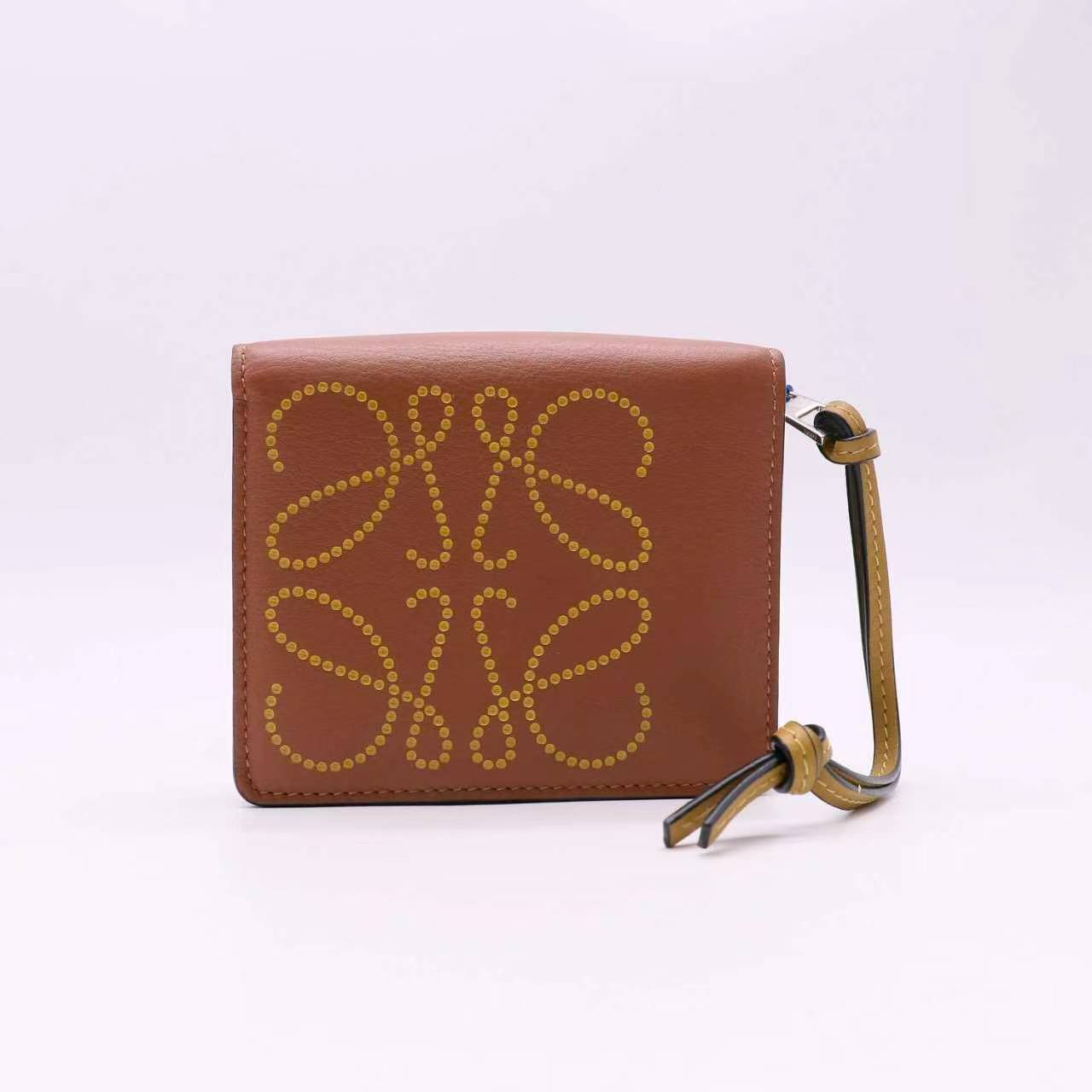Loewe Soft Grained Calfskin Anagram Card Holder twins LDJ5419