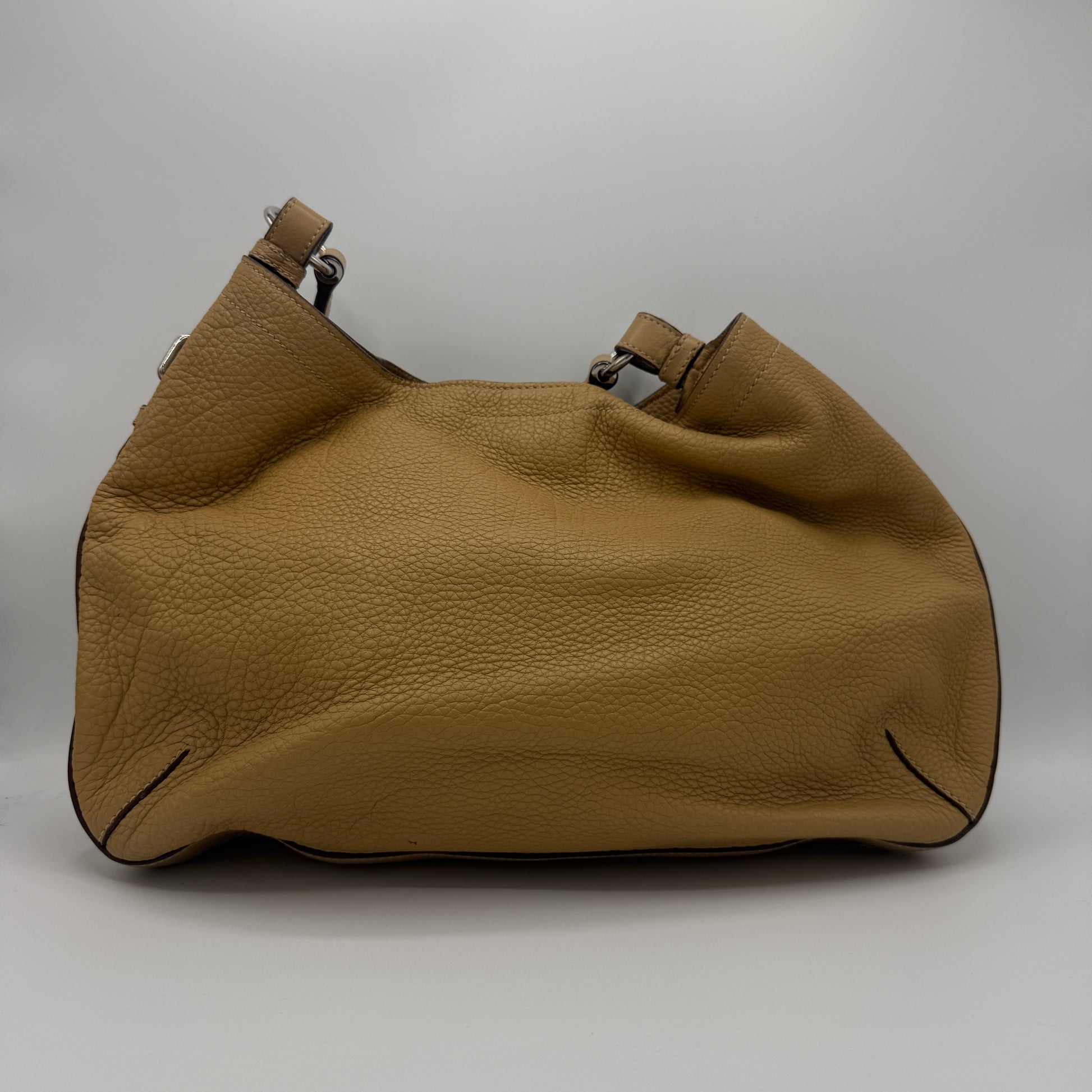 Arqué leather handbag