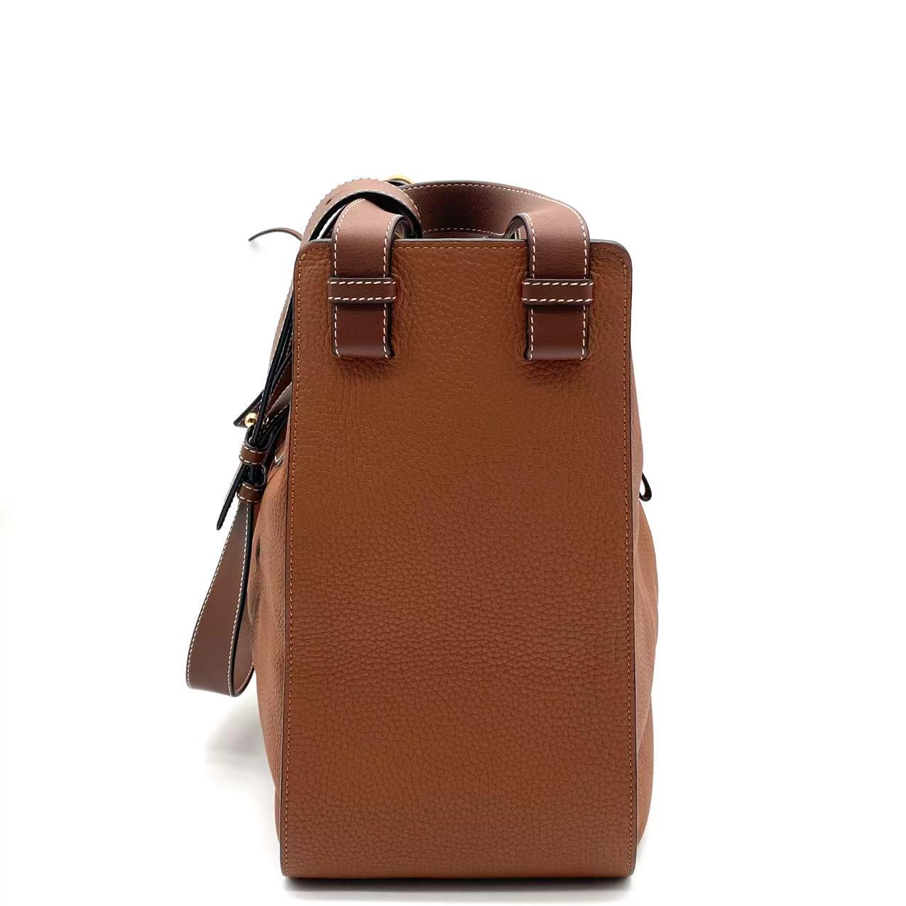 Hammock Calfskin Leather Shoulder Bag Brown