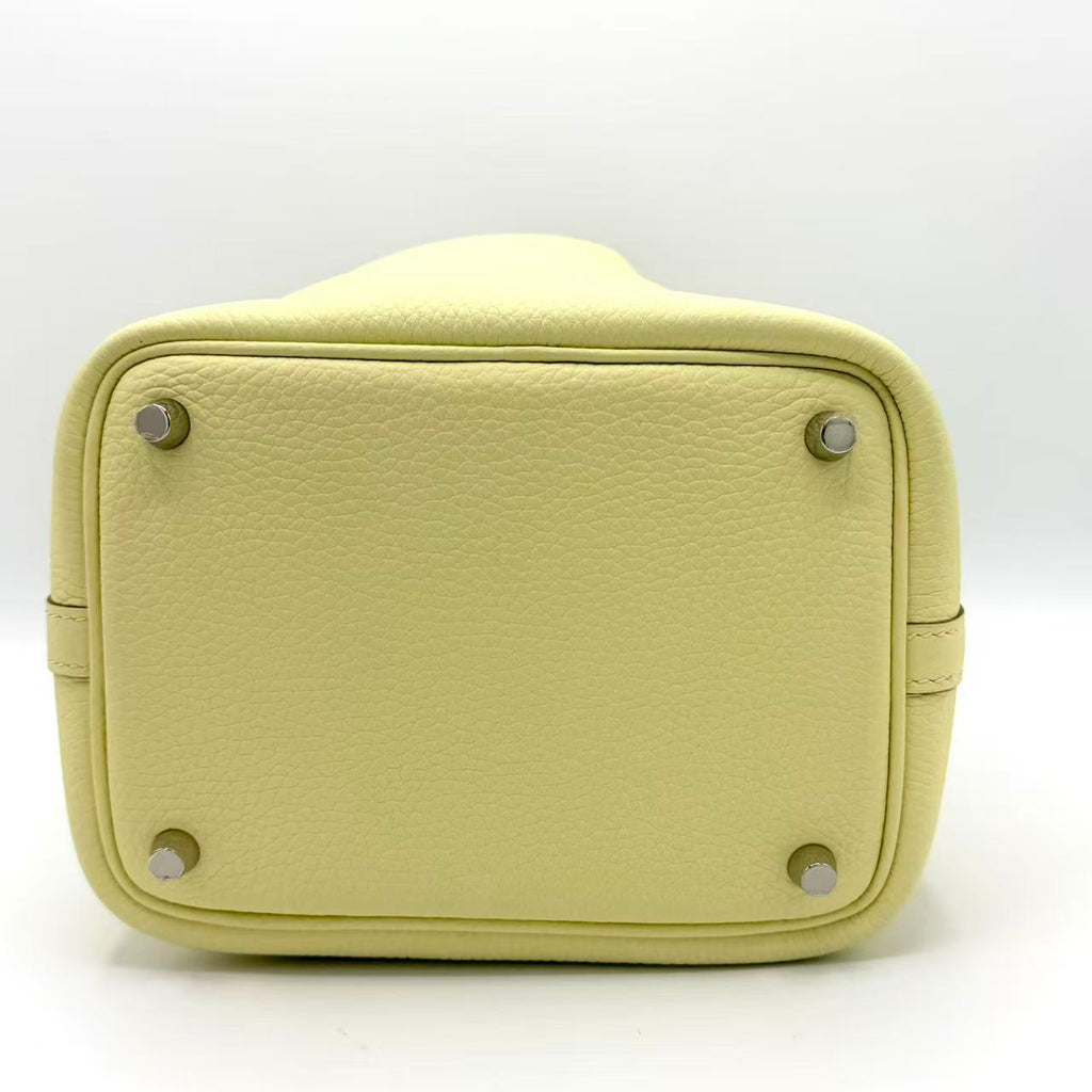 Picotin 18 Lock Bag Clemence Jaune Poussin