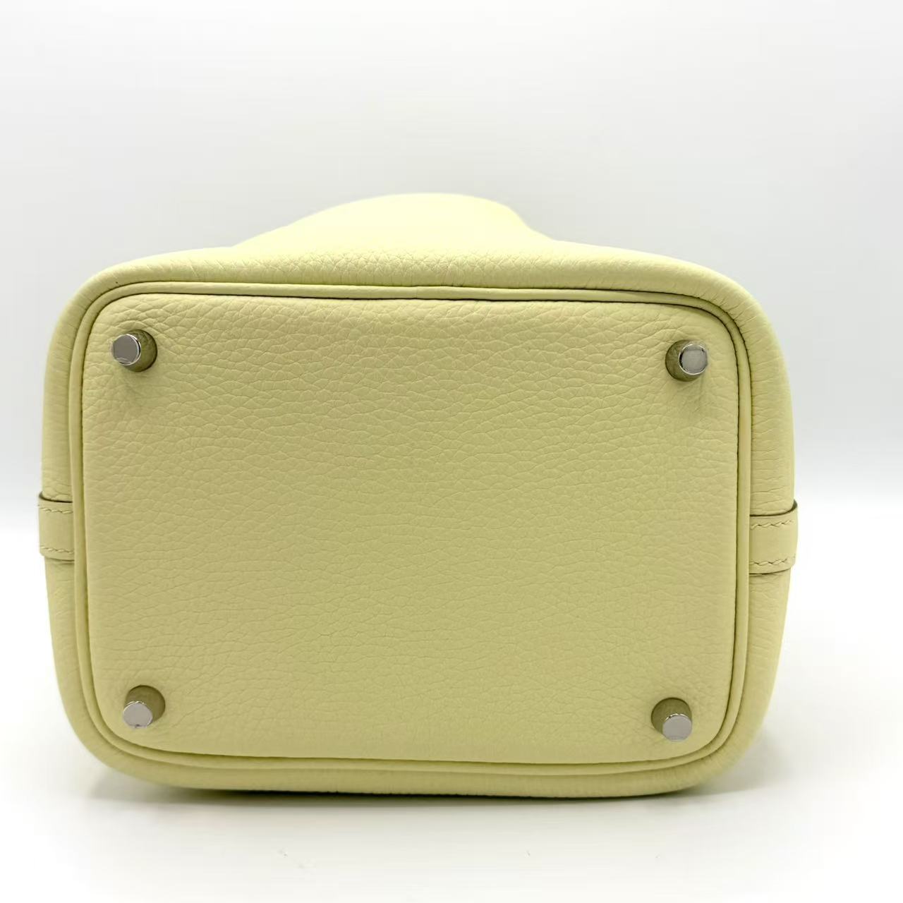 Picotin 18 Lock Bag Clemence Jaune Poussin