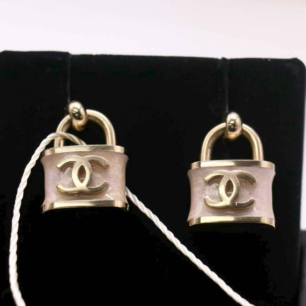 Chanel 2023 Strass CC Drop Earrings Twins LDJ5368