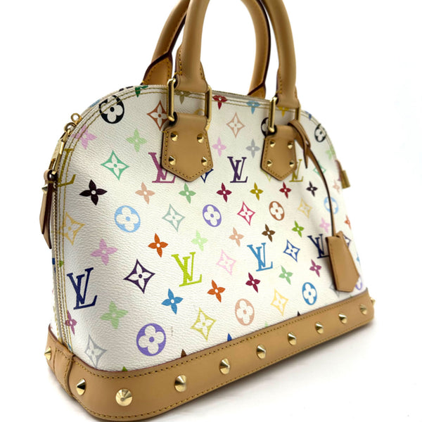 Louis Vuitton Alma Cloth Handbag