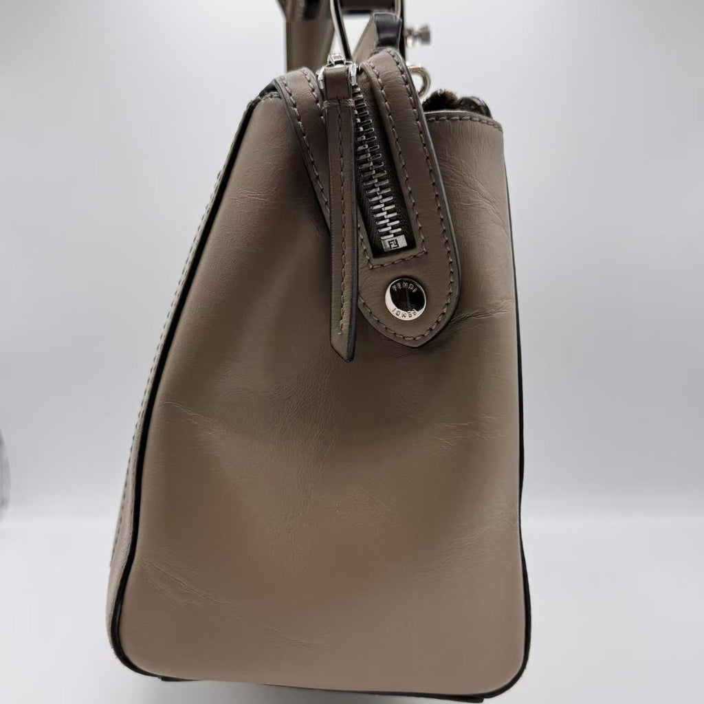 Fendi- Leather Dotcom Medium Handbag