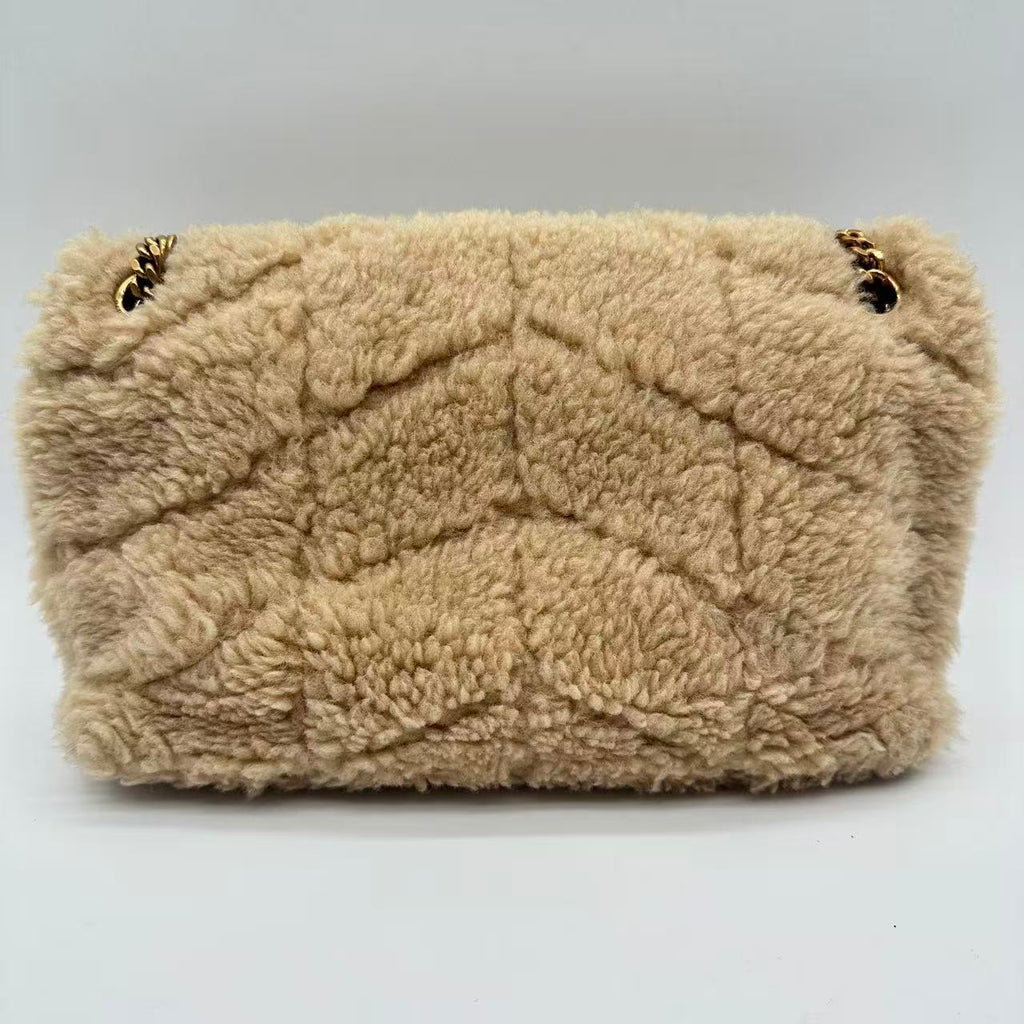 Shearling Evening Bag Small
