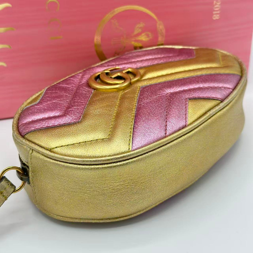 GG Marmont Belt Bag Matelasse Leather