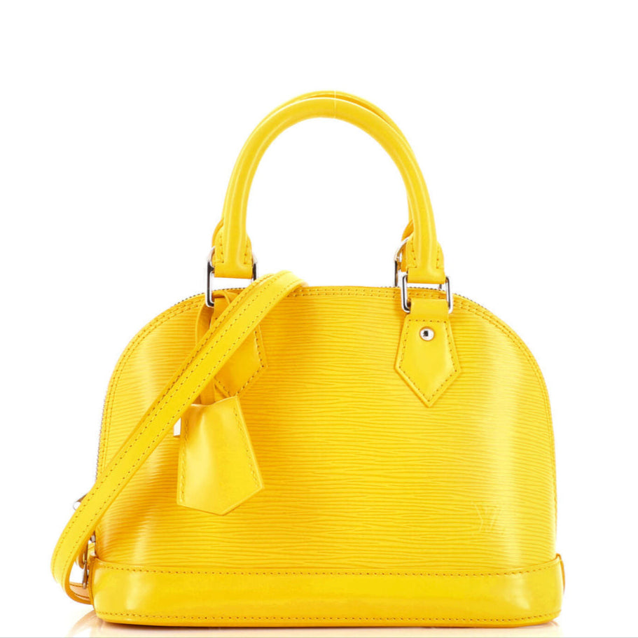 Alma Handbag Epi Leather BB Twins