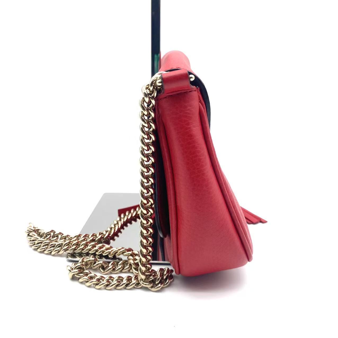 Leather Soho Flap Crossbody Bag