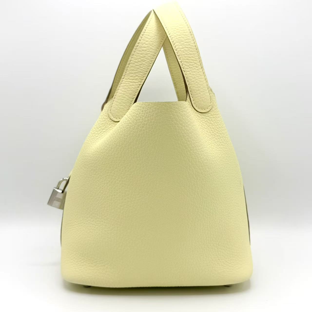 Picotin 18 Lock Bag Clemence Jaune Poussin
