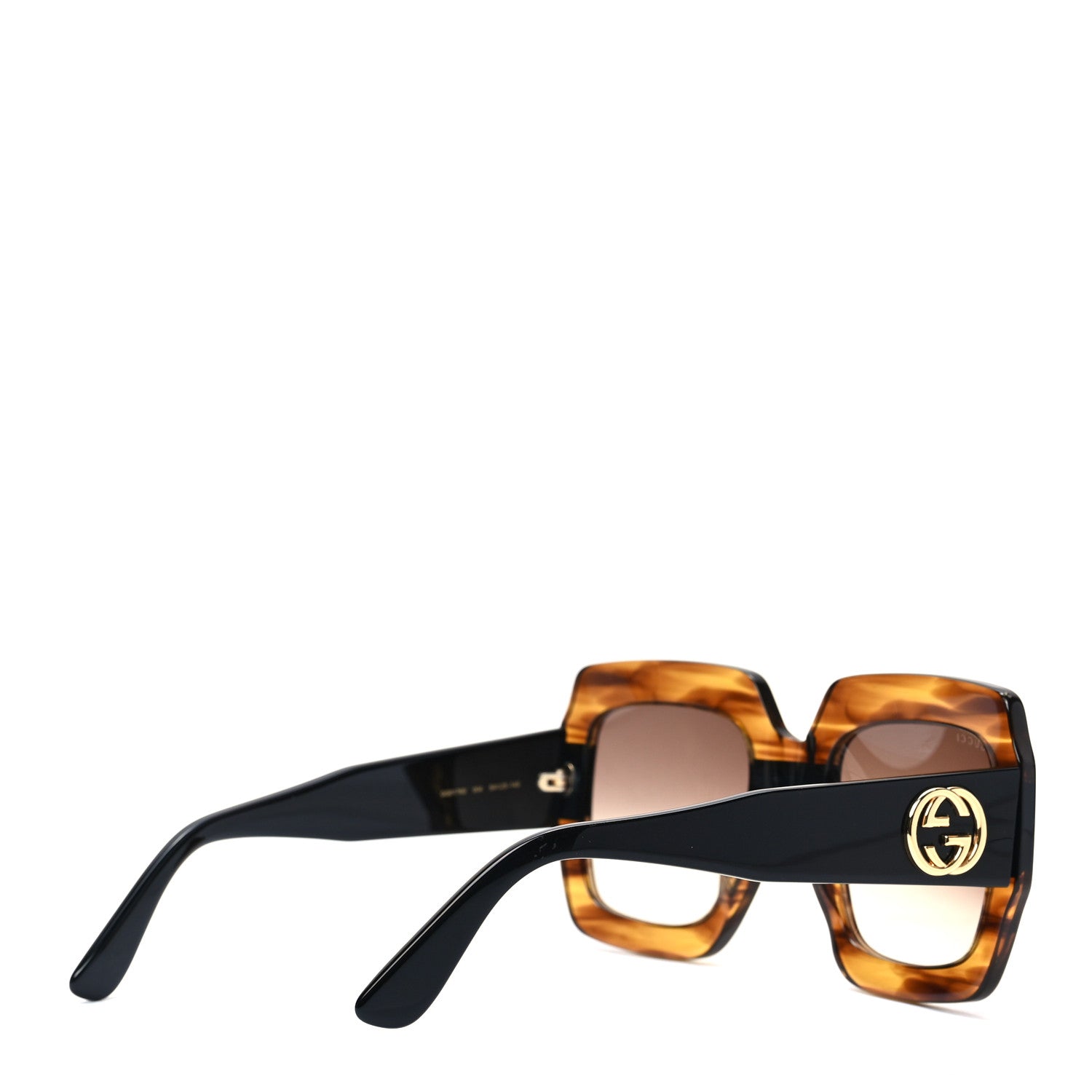 Square Frame Sunglasses Havana twins