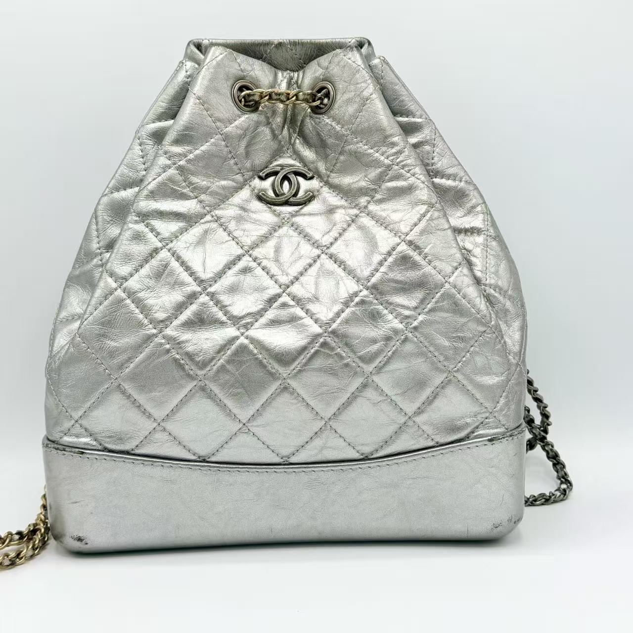 Silver Gabrielle Backpack Small