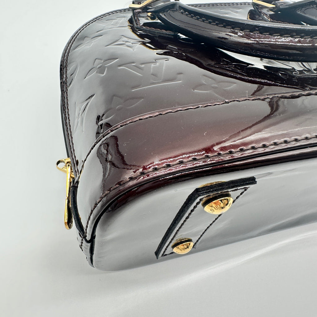 Alma Handbag Monogram Vernis BB