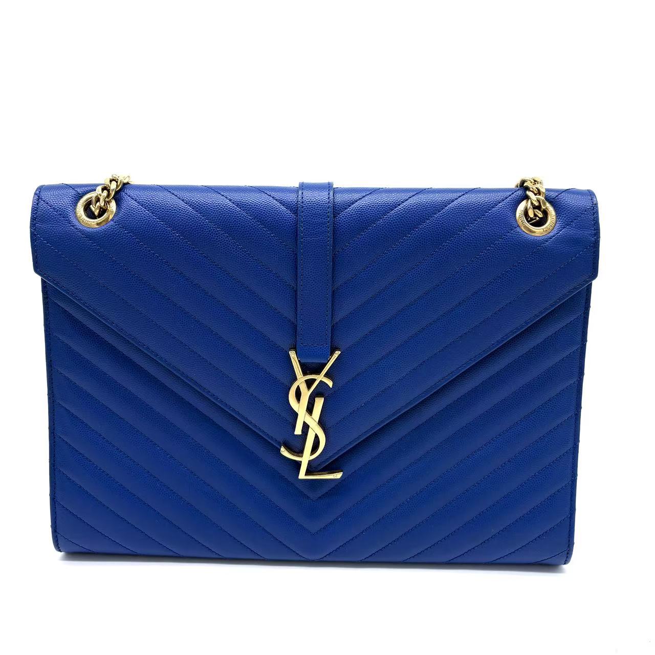 Envelope leather crossbody bag