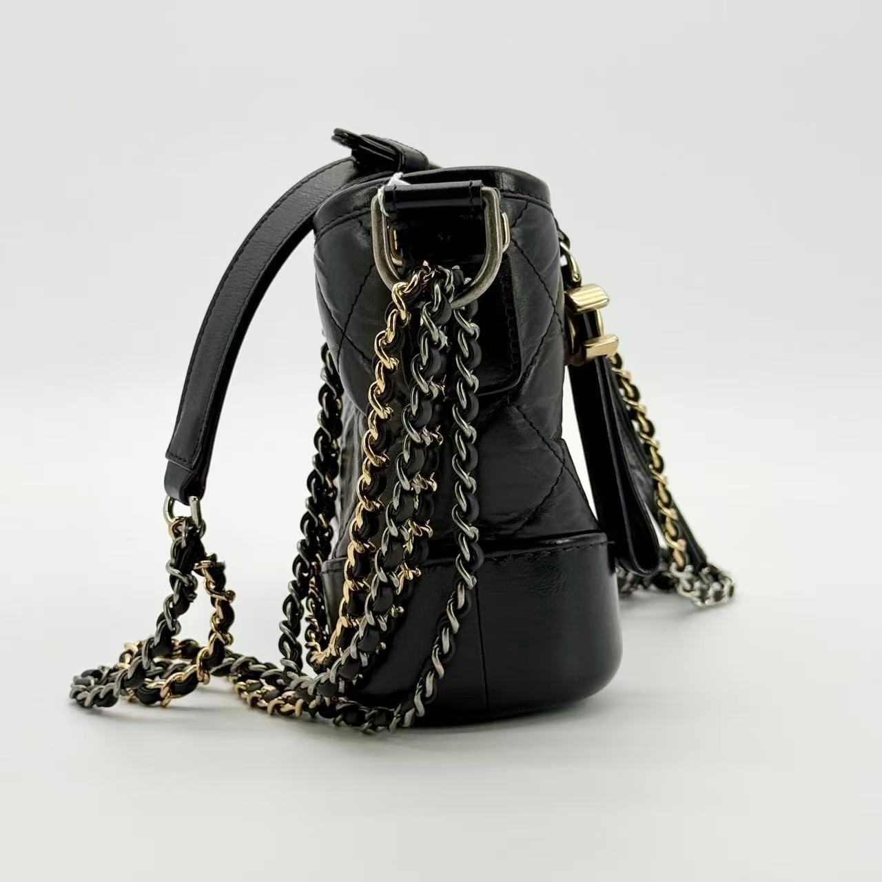 Gabrielle Hobo Quilted Aged Calfskin Small