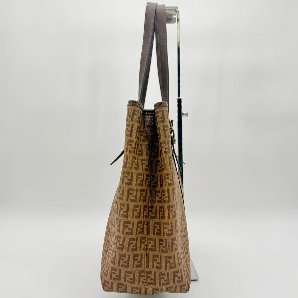 Roll Tote Zucca Coated Canvas Medium