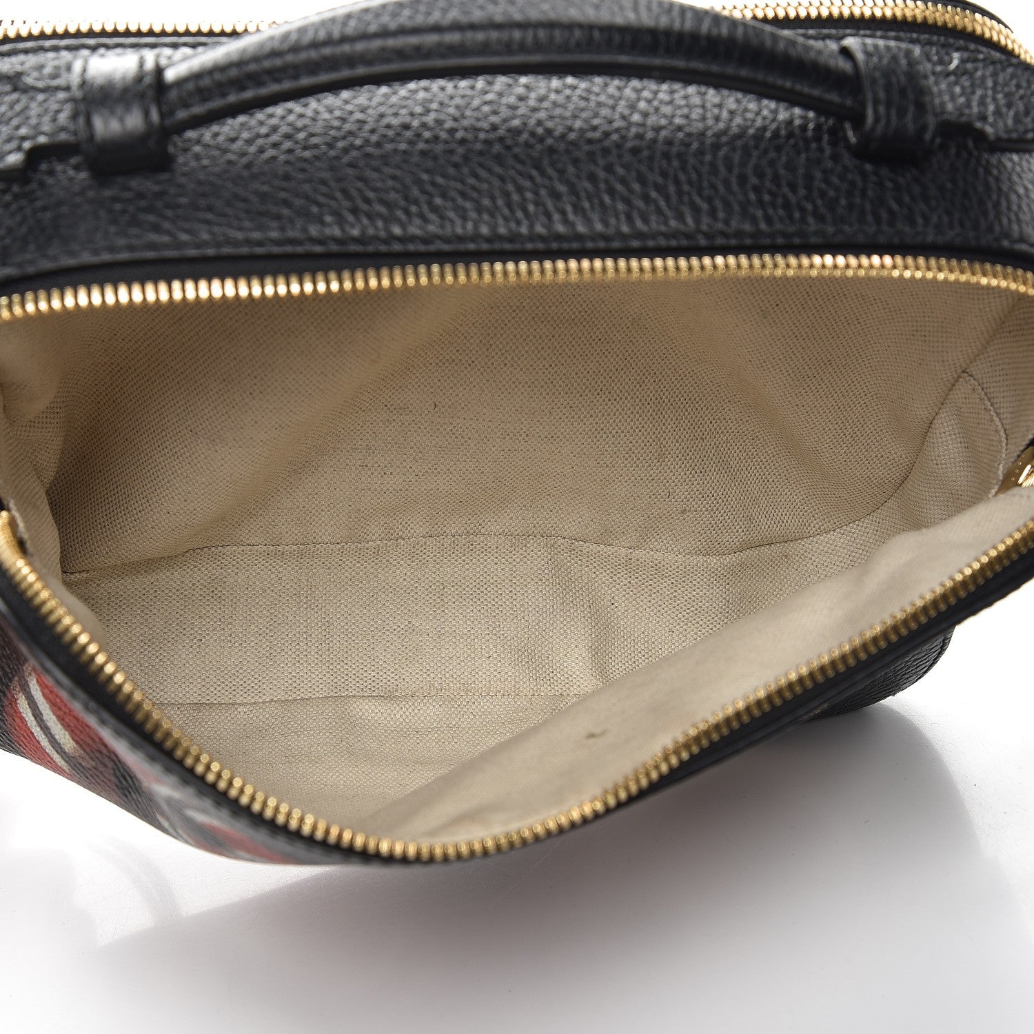 Animalier Top Handle Camera Bag Printed Leather Medium Twins