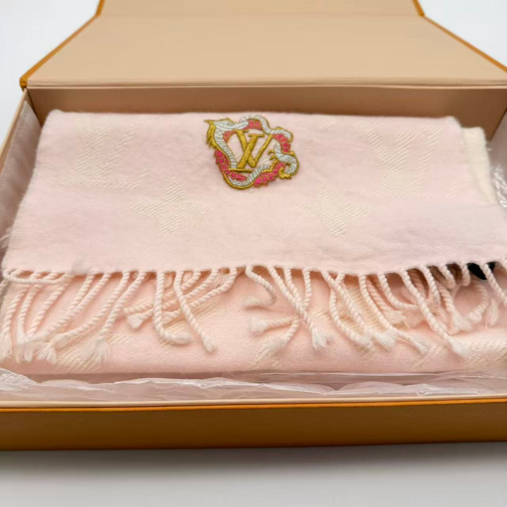 limited edition wool large stole shawl Twins