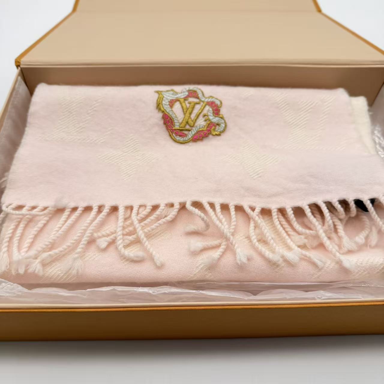 limited edition wool large stole shawl Twins